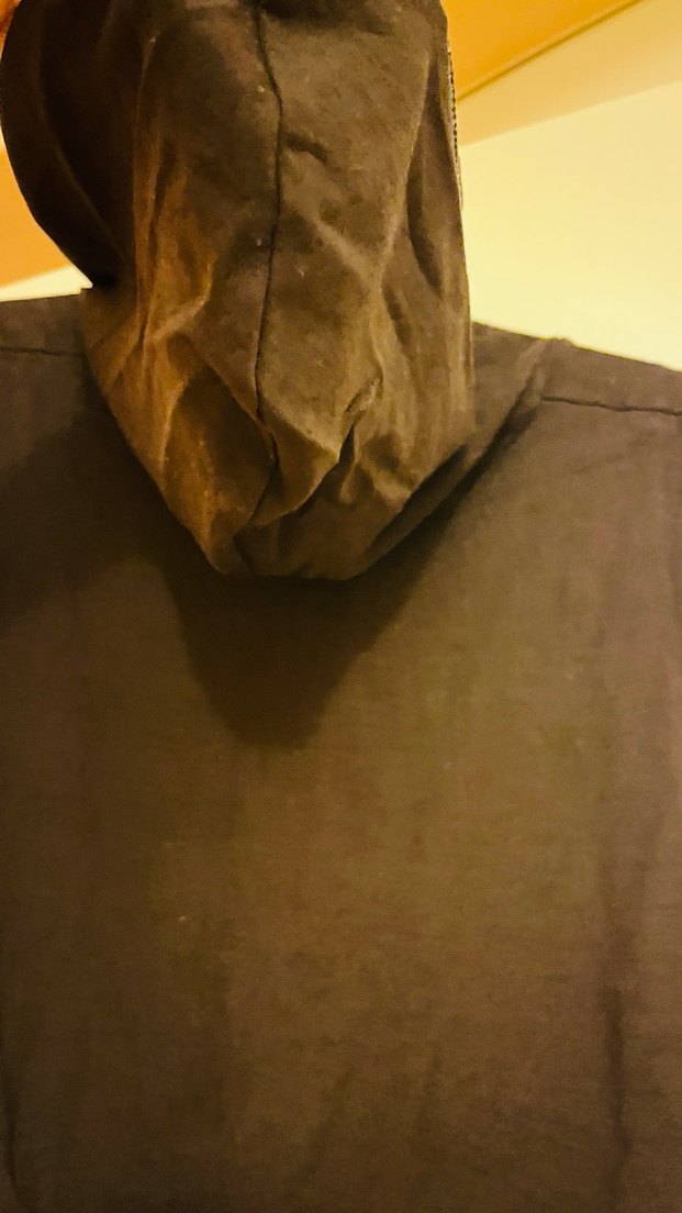 Kahverengi Lila Kapüşonlu kolsuz - Görsel 3