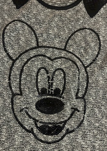 Mickey mouse baskılı tunik - Görsel 7