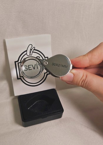 Paslanmaz Çelik Katlanabilir Büyüteç - Görsel 3