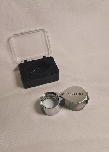 Paslanmaz Çelik Katlanabilir Büyüteç - Görsel 2