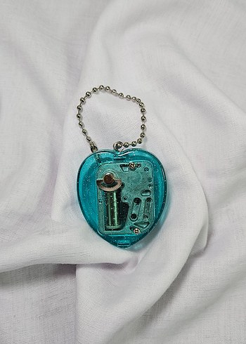 Kalpli müzik kutusu anahtarlık - Görsel 3