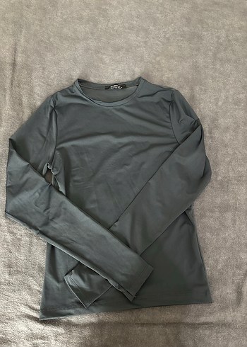 Gri Erkek Uzun Kollu Basic Sweatshirt - Görsel 3