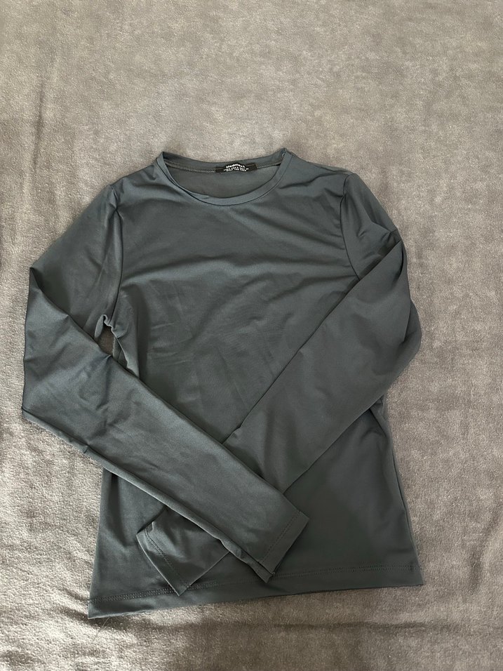 Gri Erkek Uzun Kollu Basic Sweatshirt - Görsel 3