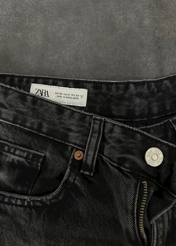 Gri Midi Boy Kadın Denim Jean - Görsel 4