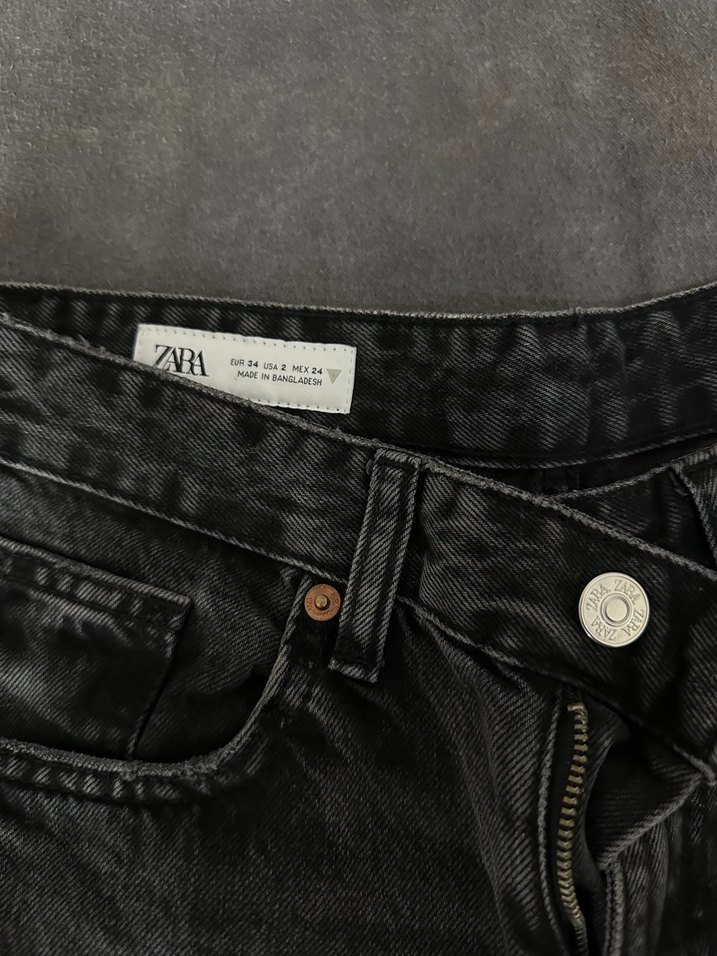 Gri Midi Boy Kadın Denim Jean - Görsel 4