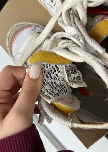 Beyaz Gri Şık Kadın Spor Ayakkabı - Görsel 3