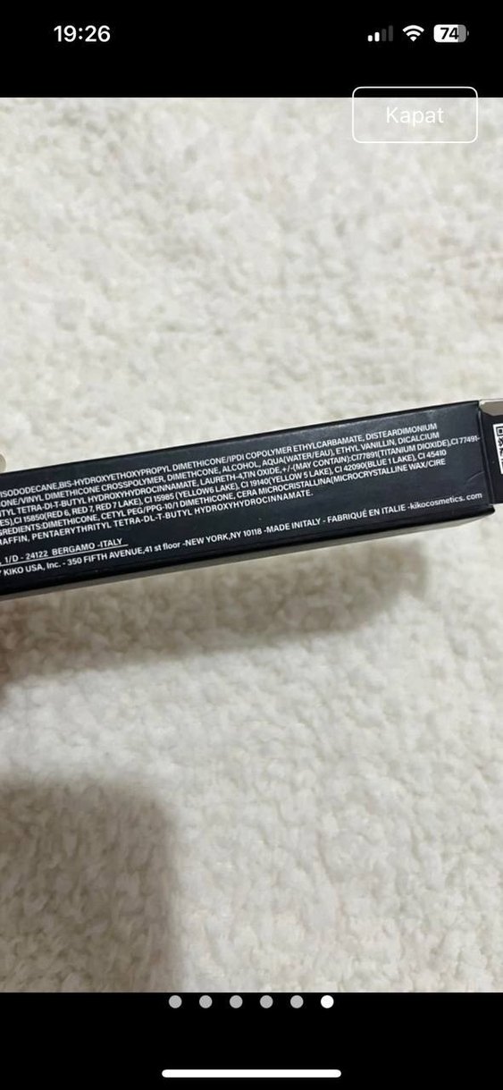 Kiko ikili ruj 103 numara - Görsel 3