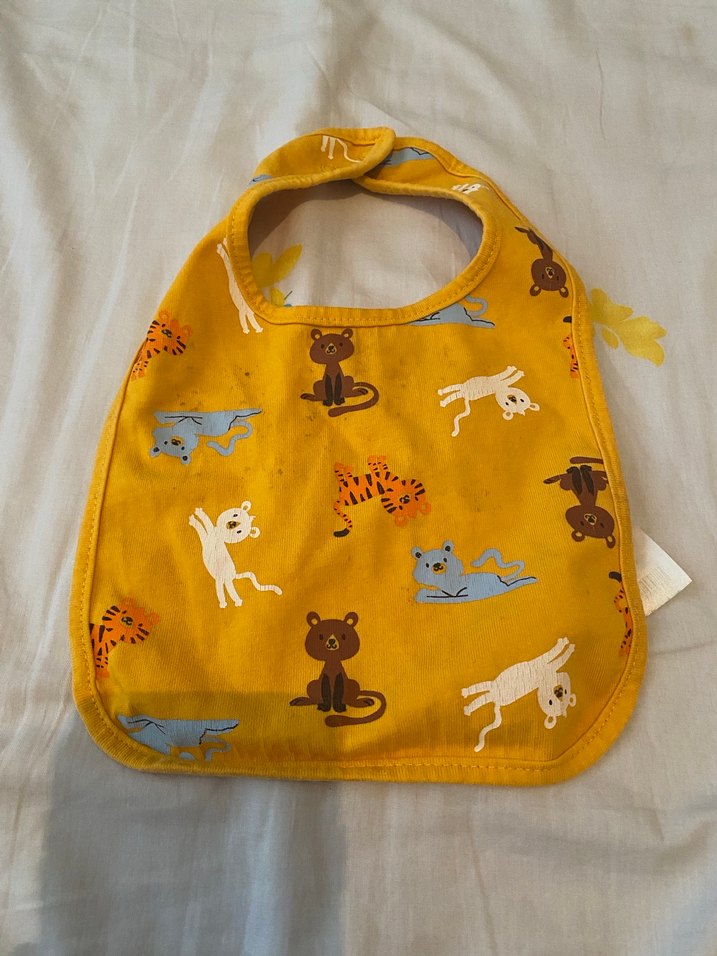 Renkli Desenli Bebek Önlüğü Seti - Görsel 3