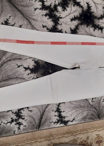 Beyaz Kadın Pantolon - Görsel 2