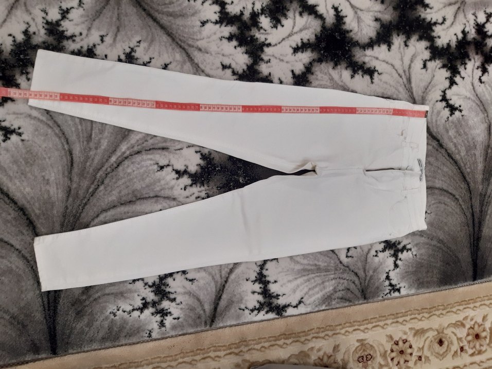 Beyaz Kadın Pantolon - Görsel 2