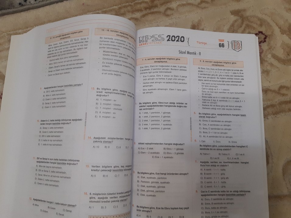 KPSS Çek Kopart Test 2020 Genel Yetenek - Görsel 4