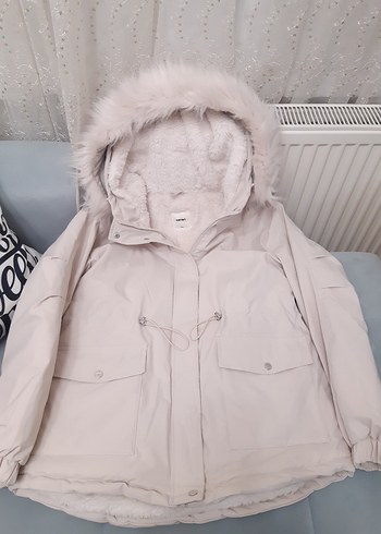 Suni Kürklü İçi Peluş Mont - Görsel 3