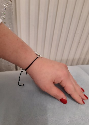 Beyaz Papatya Desenli Boncuklu Bohem Bileklik - Görsel 4