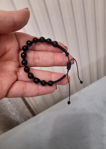 Siyah Minimalist Bileklik - Görsel 5