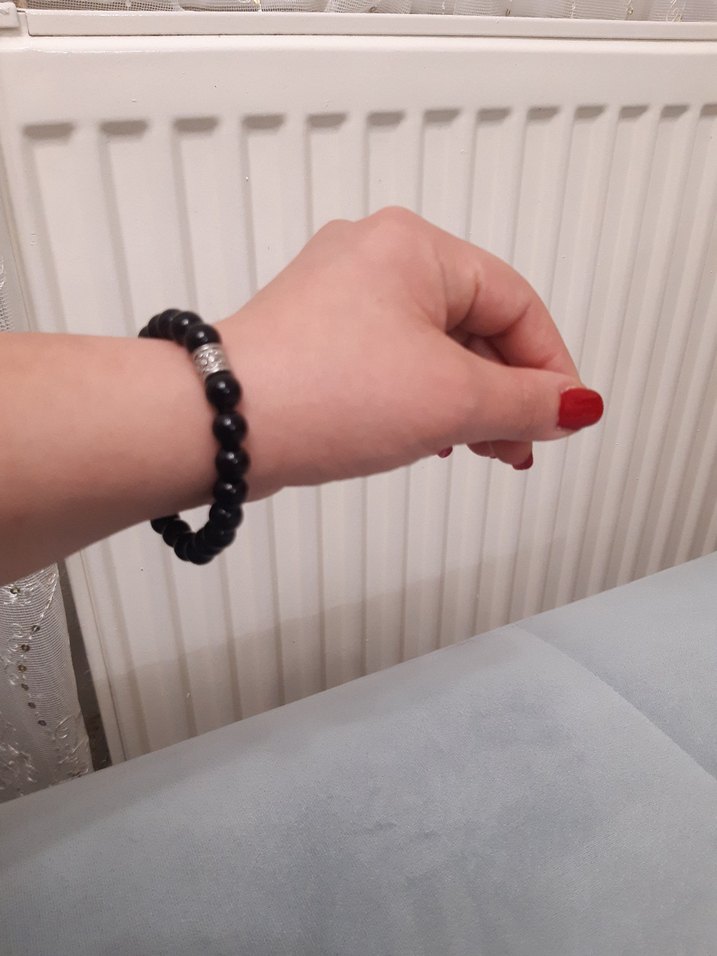 Siyah Boncuklu Bileklik - Görsel 5