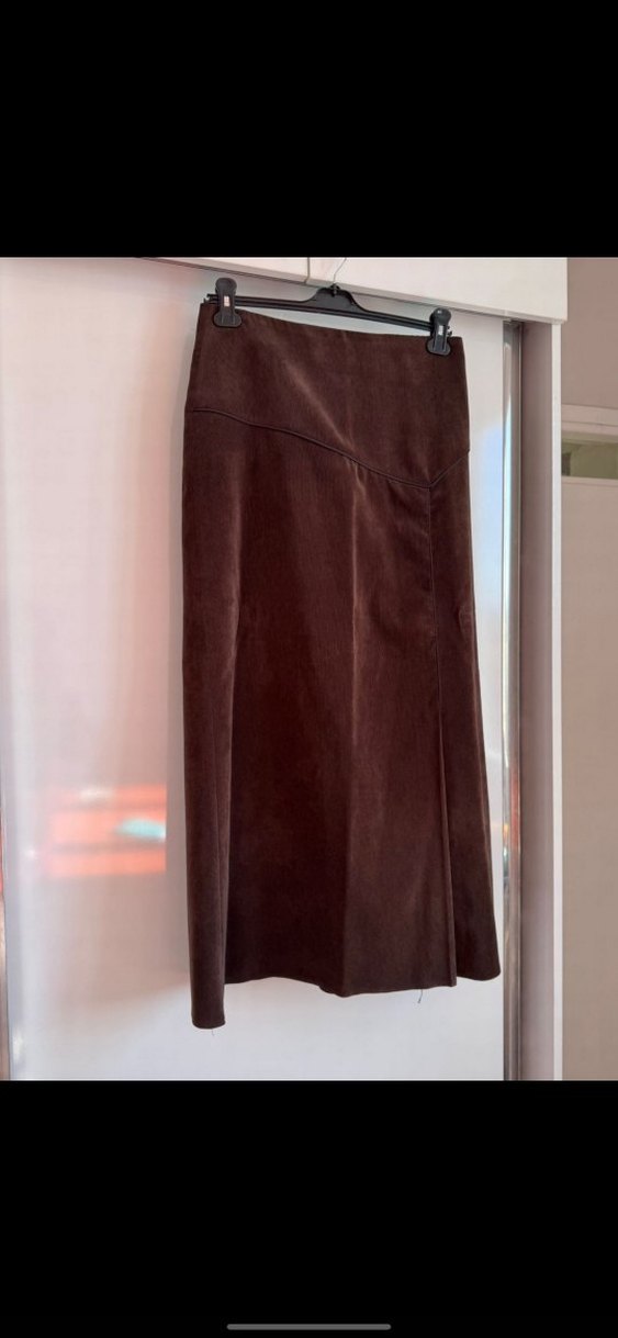 Vintage Kahverengi Corduroy Takım - Görsel 5