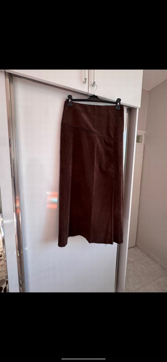 Vintage Kahverengi Corduroy Takım - Görsel 4