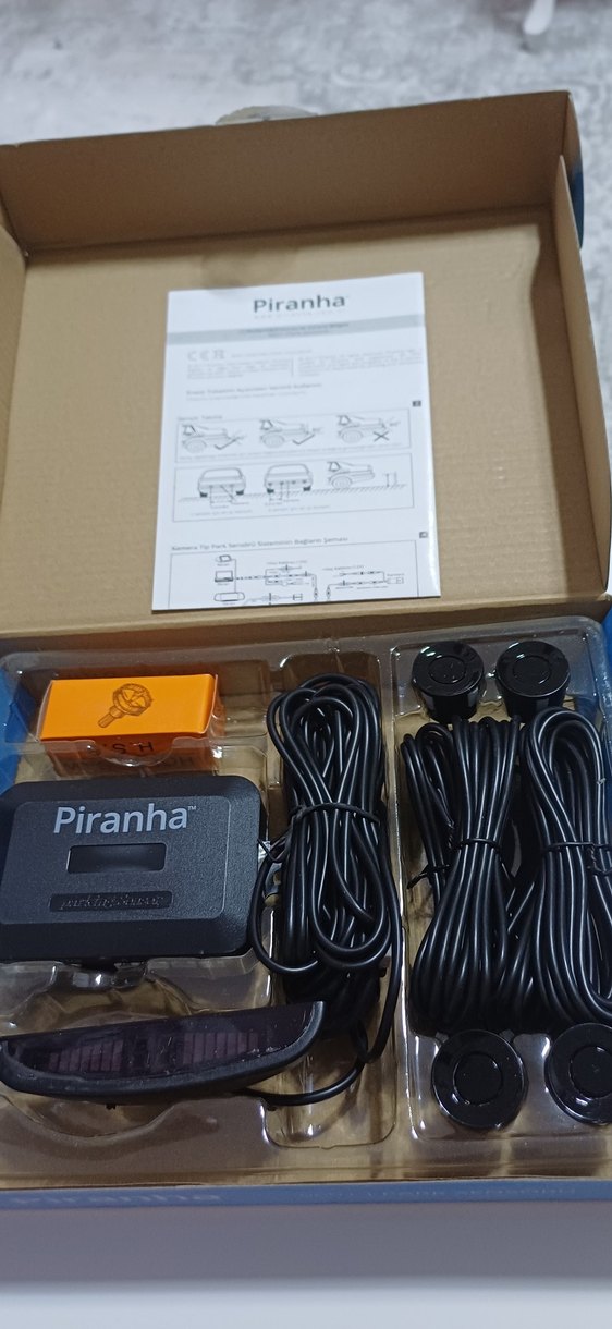 Piranha 6601 Park Sensörü Siyah-Gri - Görsel 2