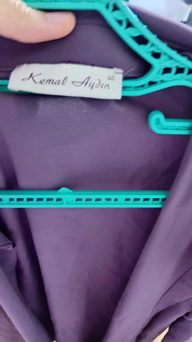 Kadın Mor Uzun Kollu Salaş Giy-Çık - Görsel 2