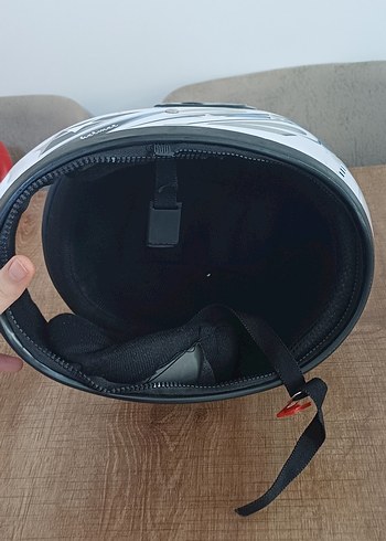 Beyaz SWAN Biker Kask - Görsel 5