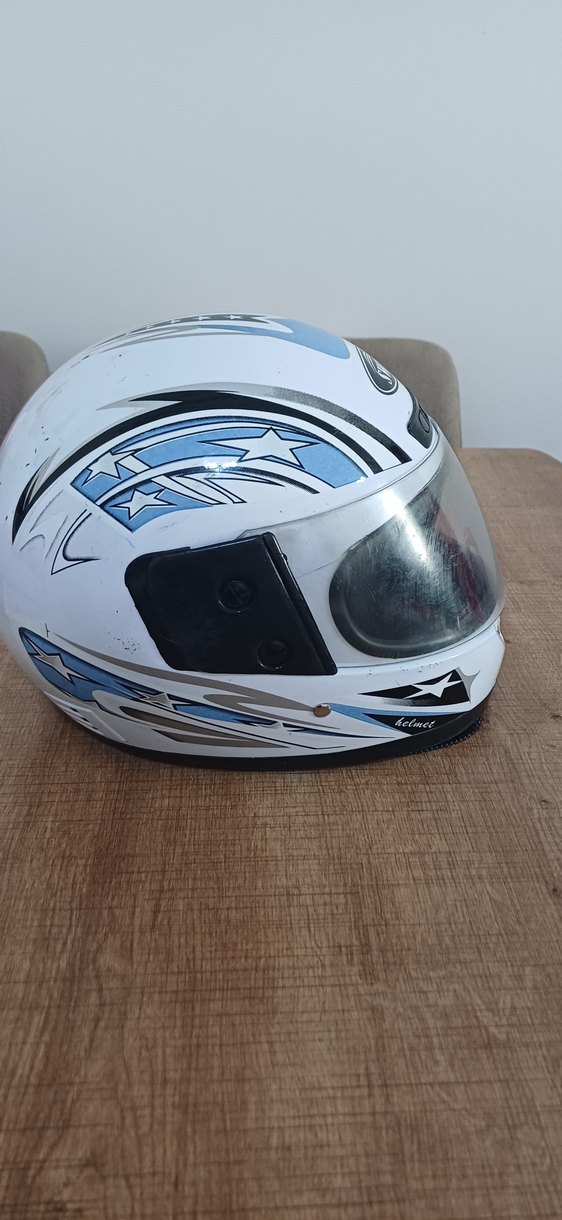 Beyaz SWAN Biker Kask - Görsel 2
