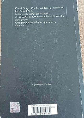 Cemal Süreya - Sevda Sözleri Bütün Yapıtları - Görsel 2