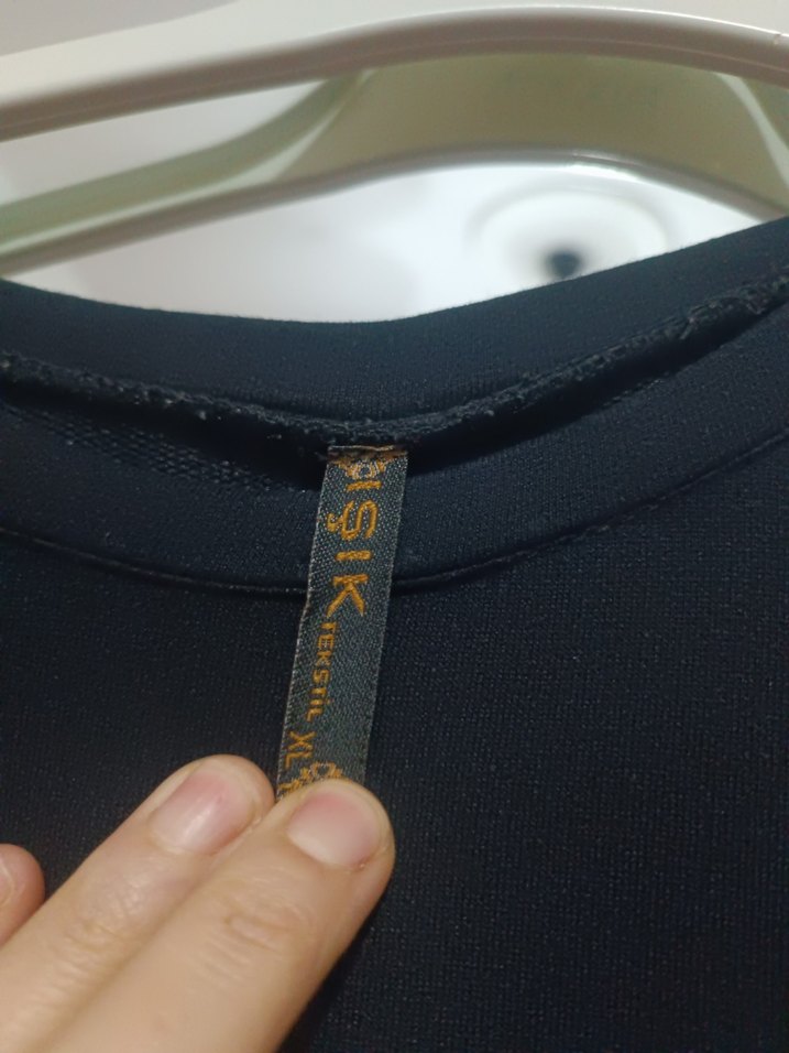 Siyah Uzun Kollu Salaş Tunik - Görsel 2