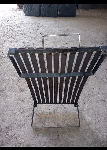 Renkli Turuncu Mangal Izgarası - Görsel 3