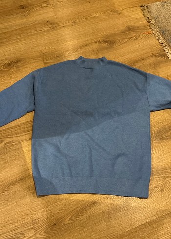 Diğer Zara Mavi Minimal Triko Kazak