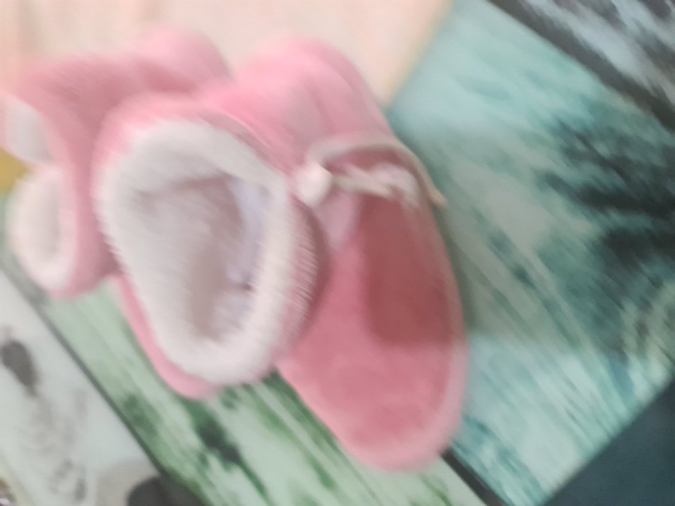 Kız Çocuk Pembe Sıcak Ev Terliği - Görsel 4