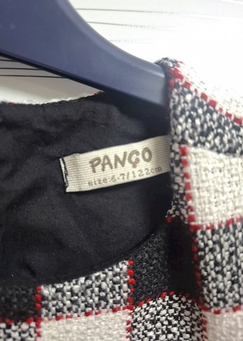 Kareli Üst Ve Tül Etekli Siyah Kız Elbise - Görsel 2