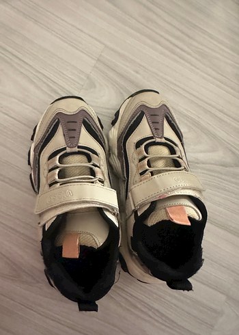 Kahverengi çocuk Spor Ayakkabı Velcro Bantlı - Görsel 2