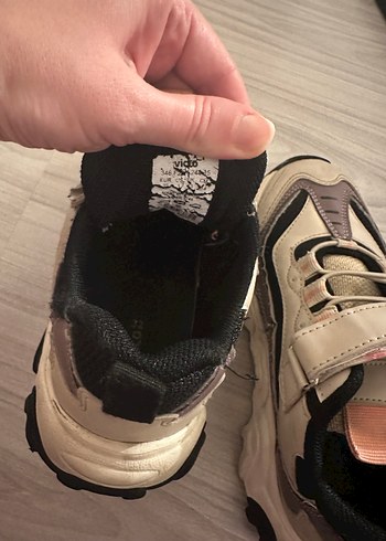 Kahverengi çocuk Spor Ayakkabı Velcro Bantlı - Görsel 9