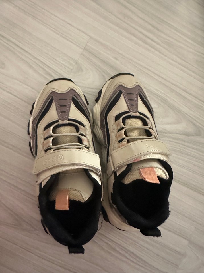 Kahverengi çocuk Spor Ayakkabı Velcro Bantlı - Görsel 2