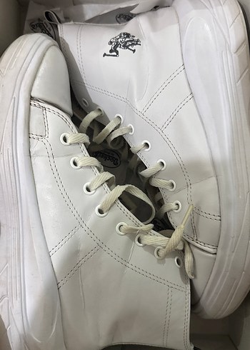 Beyaz Kadın Spor Ayakkabı Wedge Topuklu - Görsel 3