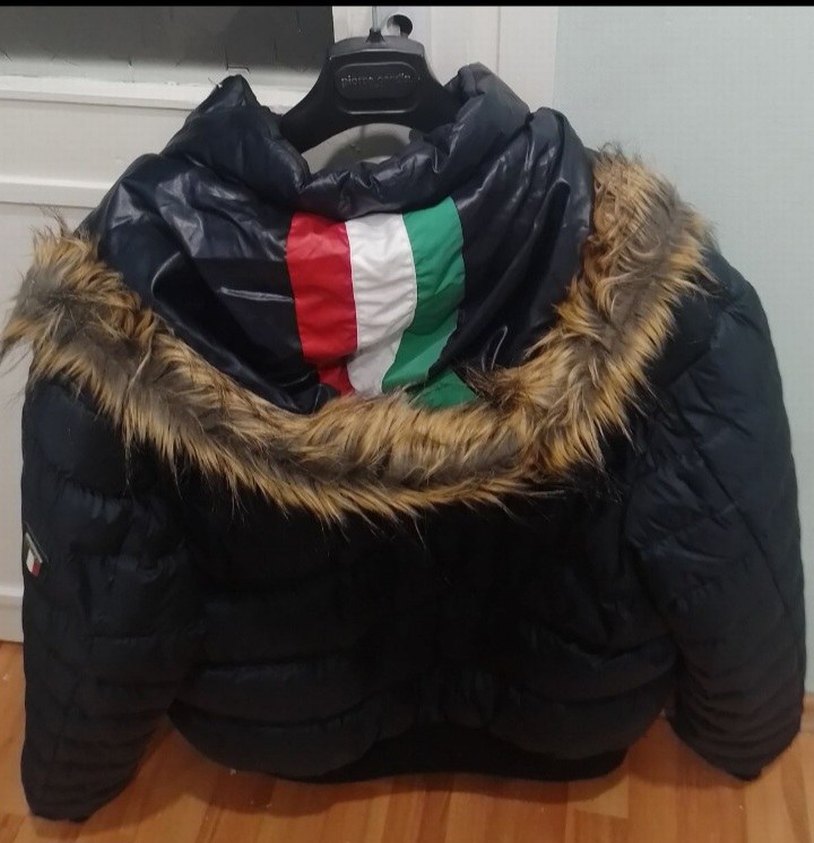 Kürklü Siyah Kadın Mont - Görsel 2