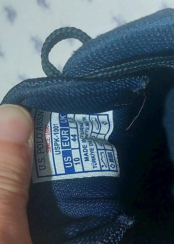 Erkek Lacivert Spor Ayakkabı Bağcıkları - Görsel 5