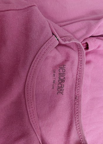 hello baby pembe zıbın çıtçıtlı body 4 tane - Görsel 2