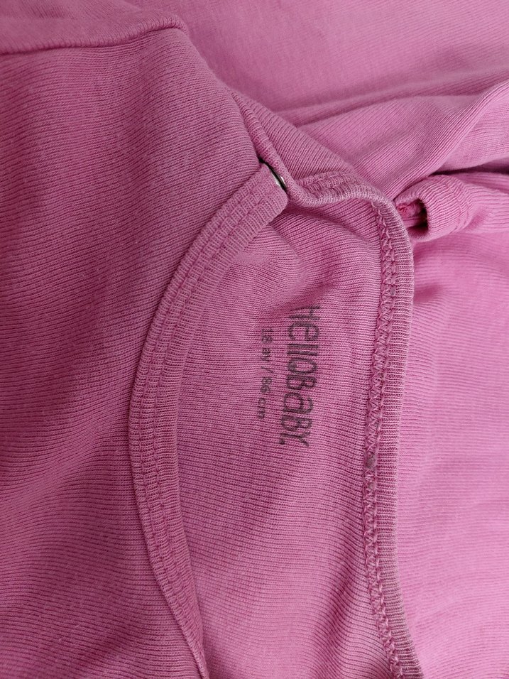 hello baby pembe zıbın çıtçıtlı body 4 tane - Görsel 2