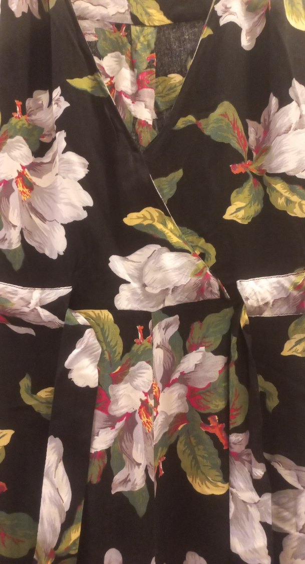 Çiçek Desenli Kemerli Uzun Tulum - Görsel 4