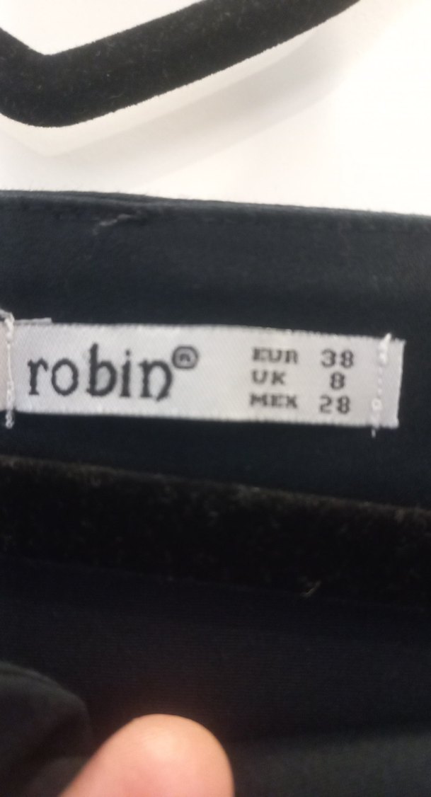 Siyah Kadın Kumaş Pantolon Midi Boy - Görsel 2