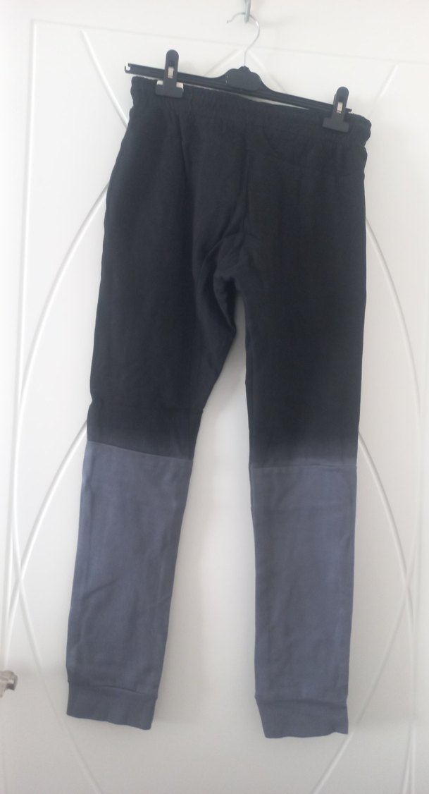 Gri Batik Desenli Erkek Denim Pantolon - Görsel 3