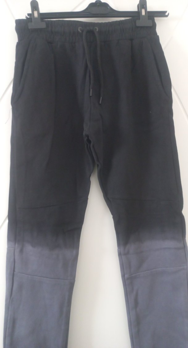 Gri Batik Desenli Erkek Denim Pantolon - Görsel 2