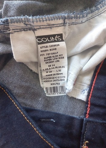 Lacivert Midi Boy Kadın Denim Pantolon - Görsel 5