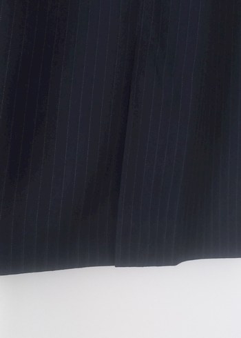 Kadın Siyah yırtmaçlı Midi Kalem Etek - Görsel 3