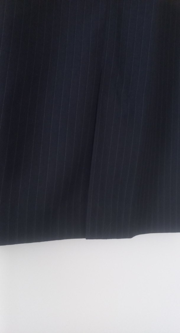 Kadın Siyah yırtmaçlı Midi Kalem Etek - Görsel 3