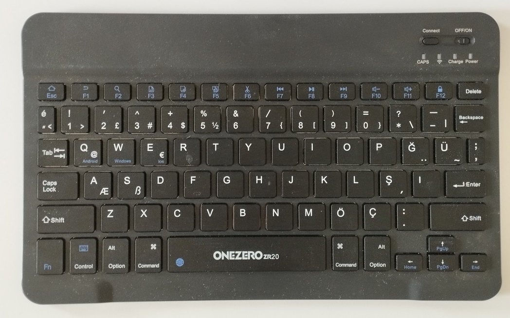 Bluetooth Çok Renkli Klavye, Şarjlı, Wi-Fi - Görsel 3