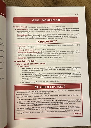 Tusdata Farmakoloji - Fakülte, Komite ve Modül Sınavlarına - Görsel 5