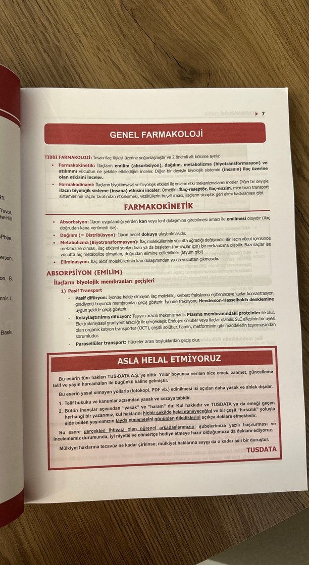 Tusdata Farmakoloji - Fakülte, Komite ve Modül Sınavlarına - Görsel 5