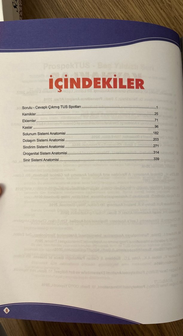 ProspekTUS Anatomi Konu ve Soru Kitabı - Görsel 4